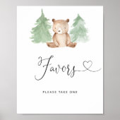 Woodland bear Favors ポスター (正面)