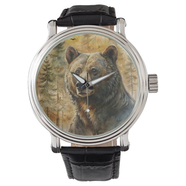 Woodland Bear Watch 腕時計 (正面)