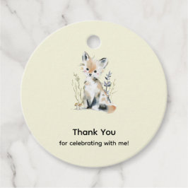 Woodland Birthday Favor Tags フェイバータグ
