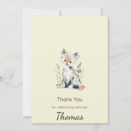 Woodland Birthday Thank You Card サンキューカード