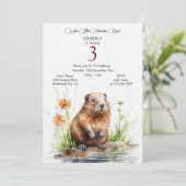 Woodland Birthday Wonder 招待状 (スタンド正面)