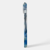 Woodland Bluebirds Scenic Forest iPhoneケース (左側面)