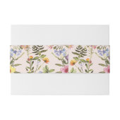 Woodland Boho Vintage Botanical Wildflower Wedding 招待状ベリーバンド (裏面例)