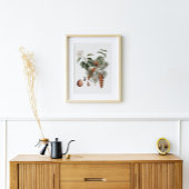 Woodland Botanical – Pine Cone and Berry  ポスター