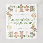 Woodland Buffet Food Labels プレイスカード (外部開封)