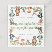 Woodland Buffet Food Labels プレイスカード (外部開封)