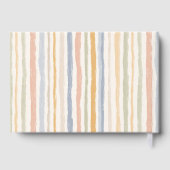 Woodland Bunny Wildflower Garden Baby Shower ゲストブック (裏面)