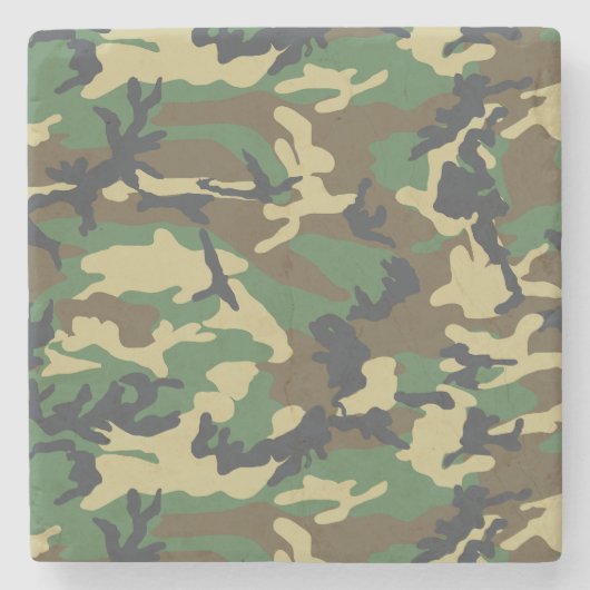 Woodland Camo ストーンコースター (正面)