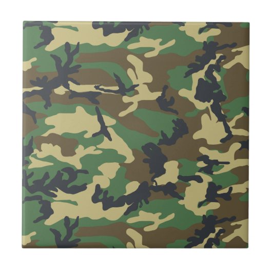 Woodland Camo タイル (正面)