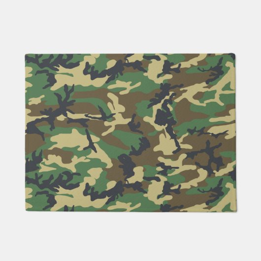 Woodland Camo ドアマット (正面)