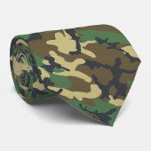 Woodland Camo ネクタイ (ロール)