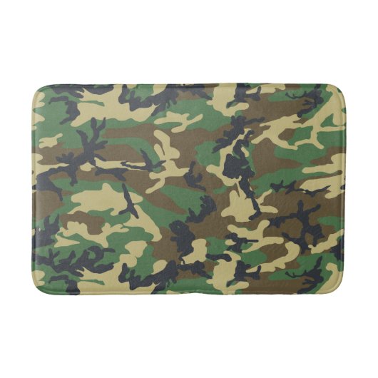 Woodland Camo バスマット (正面)