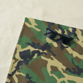 Woodland Camo ビーチタオル (インサイチュ)
