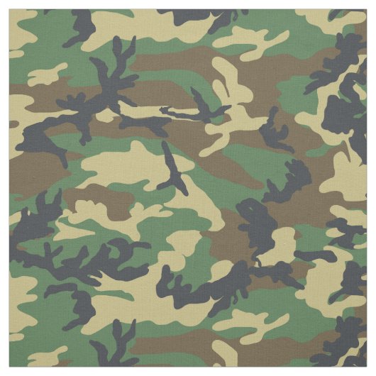 Woodland Camo ファブリック (見本)