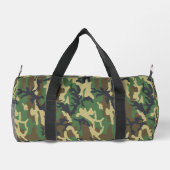 Woodland Camo Duffel Bag for Gym, Travel or Duty	 ダッフルバッグ (裏面)