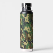 Woodland Camo Insulated Bottle for Camping, Hiking ウォーターボトル (左面)