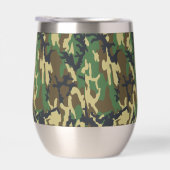 Woodland Camo Tumbler for Camping, Hunting,  (右面)