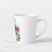 Woodland Christmas Bear Mug, Cute Holiday Fawn Cup カフェラテマグ (右)
