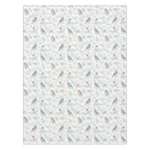 Woodland Christmas Robin Birds – Kitchen Decor テーブルクロス (正面)