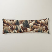 Woodland Comfort Faux Fur ボディピロー (裏面)