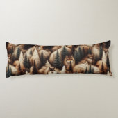 Woodland Comfort Faux Fur  ボディピロー (裏面)