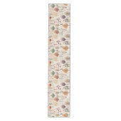 Woodland Cozy Cabin Family Dining ミディアムテーブルランナー (正面)