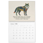 Woodland Creature Facts Calendar カレンダー (1月 2026)