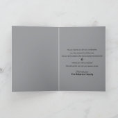 Woodland Creatures Cozy Christmas Custom Name カード (内部)