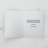 Woodland Creatures Custom Christmas カード (内部)