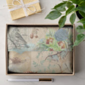 Woodland Decoupage Forest Wildlife Deer, rabbit 薄葉紙 (ギフト)