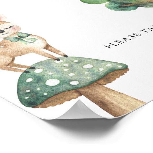 Woodland Deer – ポスター (角)