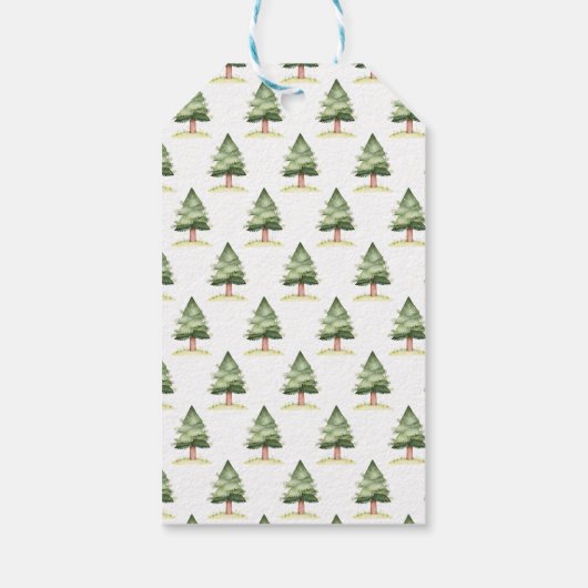 Woodland Deer Baby Shower ギフトタグ (裏面)