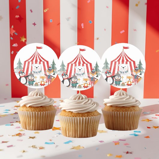 Woodland Deer Birthday | Rustic Forest  ラウンドシール