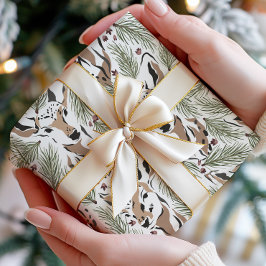 Woodland Deer Forest ラッピングペーパー