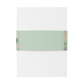 Woodland Deer Forest Neutral Baby Shower 招待状ベリーバンド (裏面例)