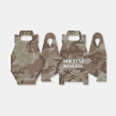 Woodland Desert Military Camouflage フェイバーボックス (折り畳みなし)