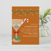 Woodland Ember Christmas Holiday Cocktail Party 招待状 (スタンド正面)