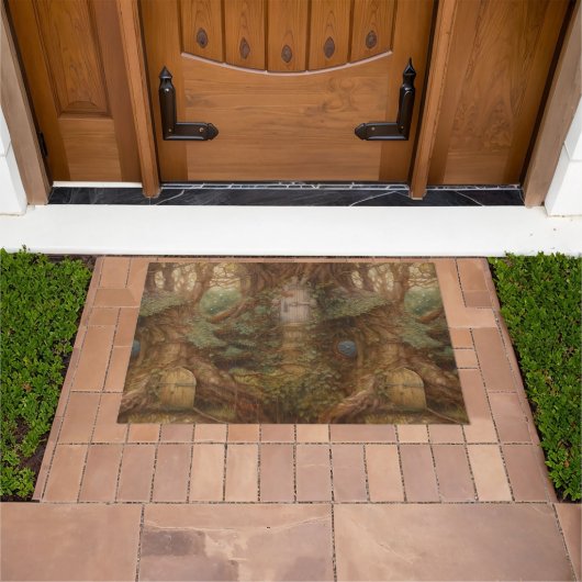 Woodland Fairy Door ドアマット (室外)