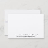 Woodland Fern RSVPカード (裏面)