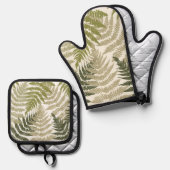 Woodland Ferns  鍋つかみ&鍋敷きセット (正面/裏面)