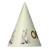 Woodland First Birthday Party Hat パーティーハット (左)