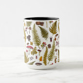 Woodland flora and fauna 2 マグカップ (中央)