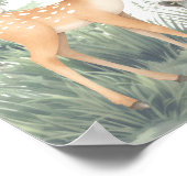 Woodland Forest Animals Adventure Baby Shower ポスター (角)