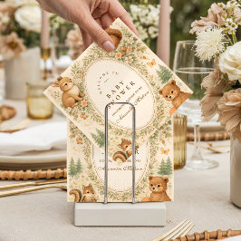 Woodland Forest Animals Baby Shower スタンダードカクテルナプキン