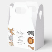 Woodland Forest Animals Baby Shower フェイバーボックス (オープン)