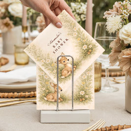 Woodland Forest Baby Shower スタンダードカクテルナプキン