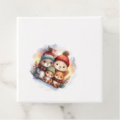 Woodland Forest Family Christmas フェイバータグ (インサイチュ)