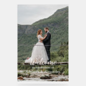 Woodland Forest Welcome Wedding  アクリルサイン (正面)