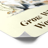 Woodland Fox Nursery Inspirational Wall Art ポスター (角)