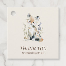 Woodland Fox Thank You Tag フェイバータグ